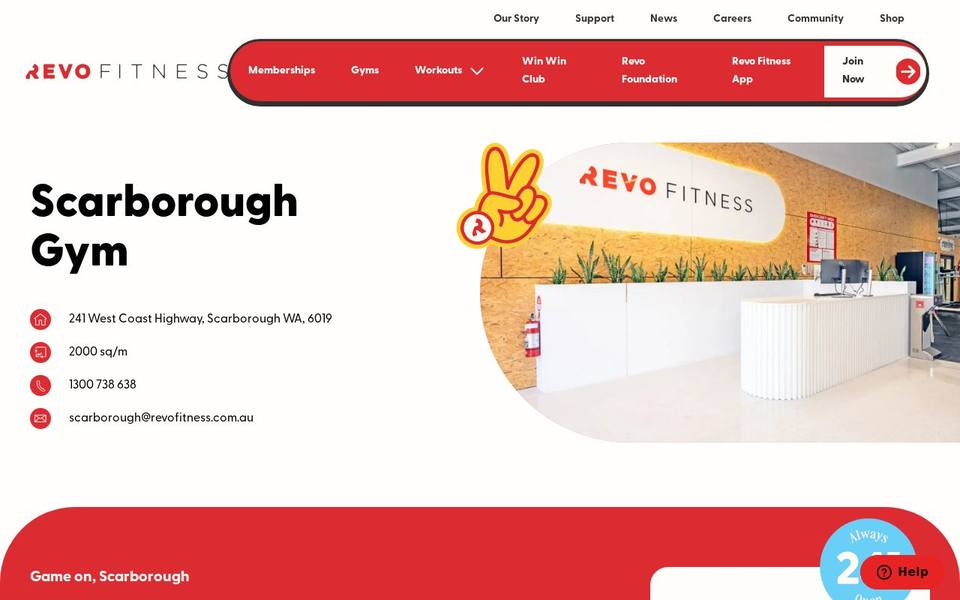 Revo Fitness Scarborough website
