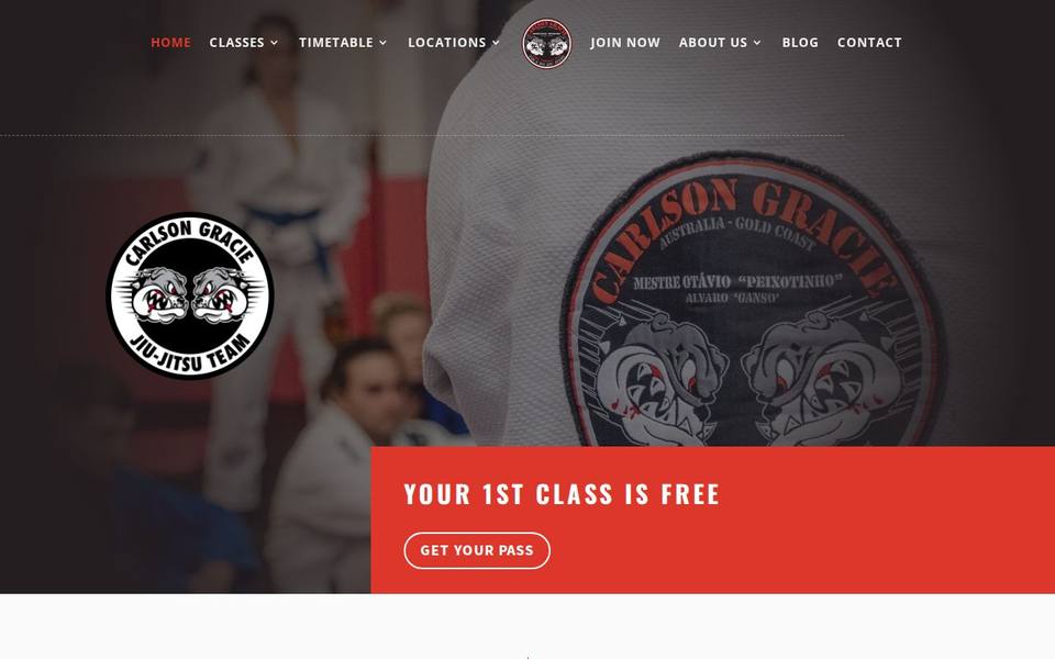 Carlson Gracie Jiu Jitsu Bundall website