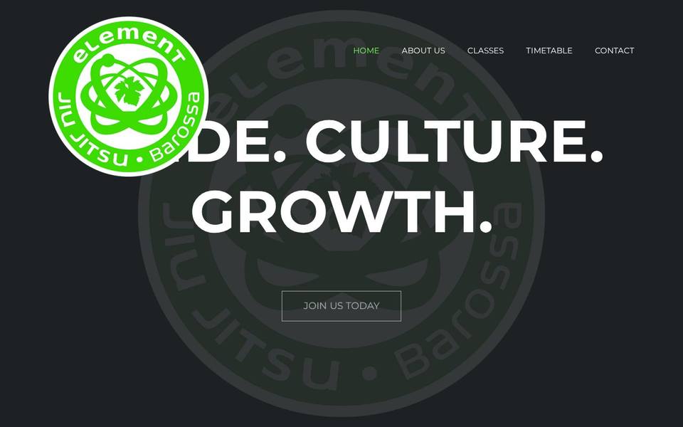 Element Gym website