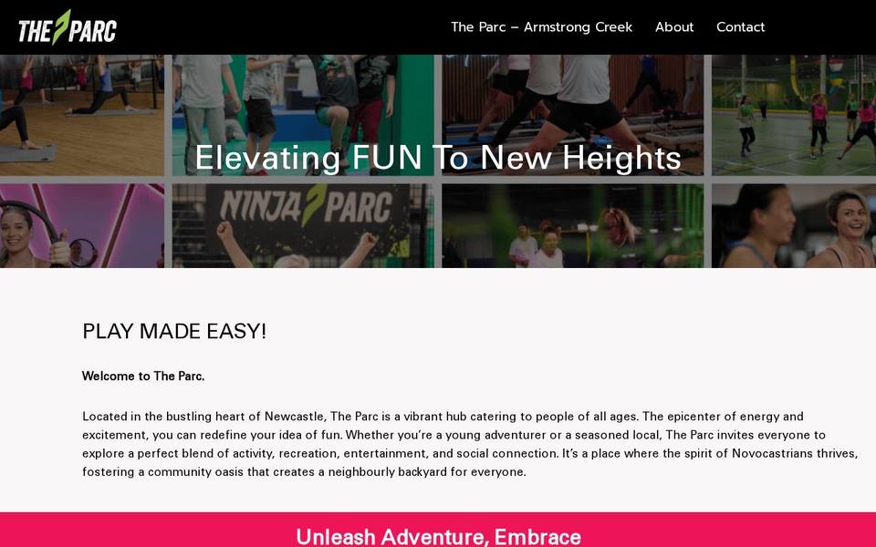 The Parc website