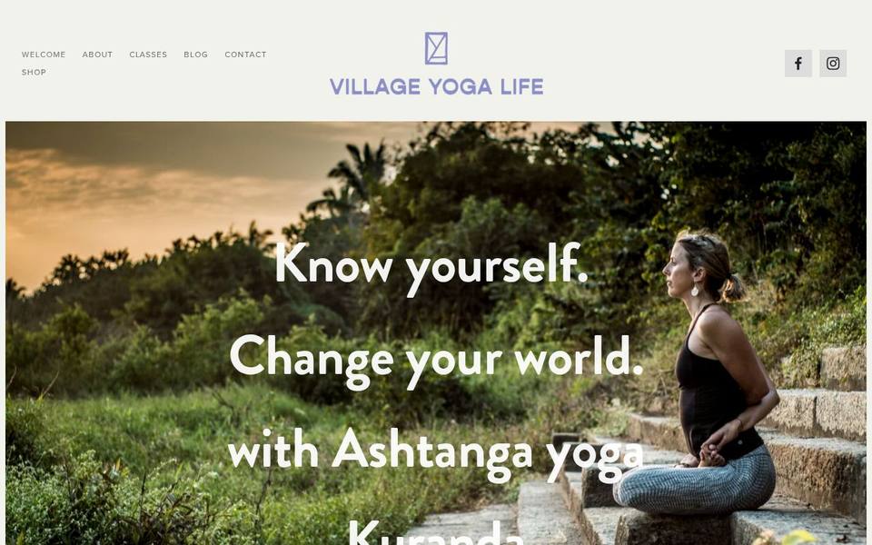 Village Yoga Life website
