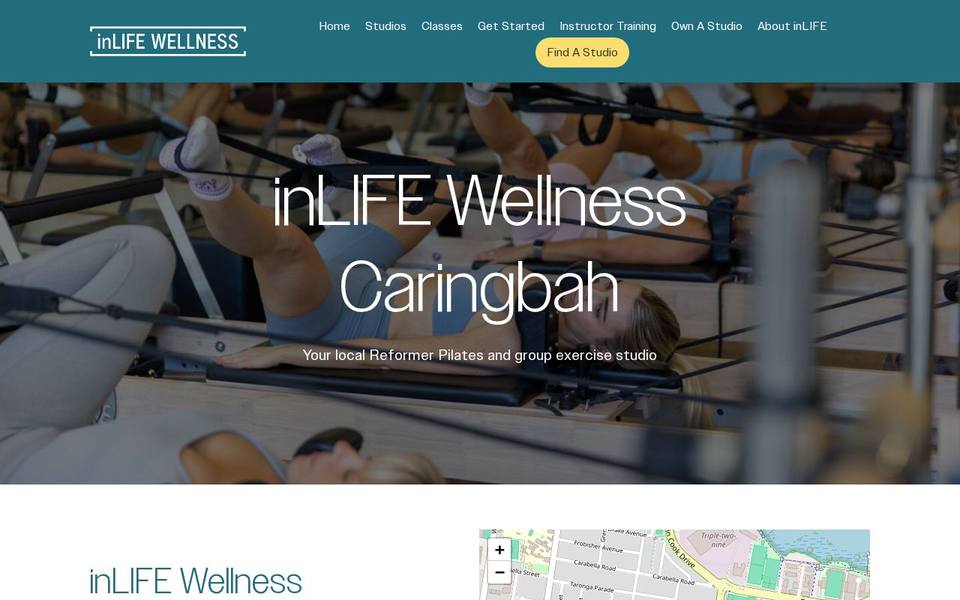 inLIFE Wellness Caringbah website