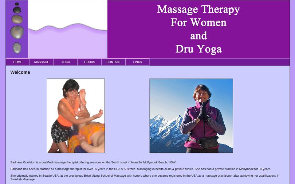 Mollymook Dru Yoga website