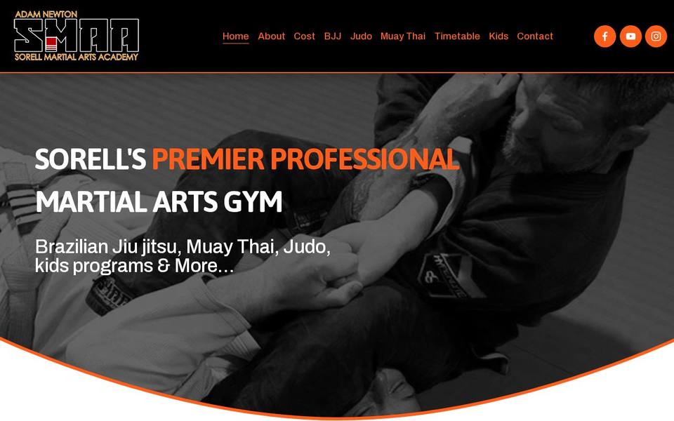 Sorell Martial Arts Academy website