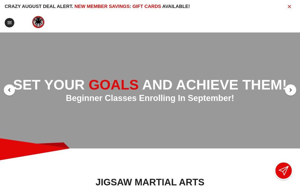 Jigsaw Martial Arts website