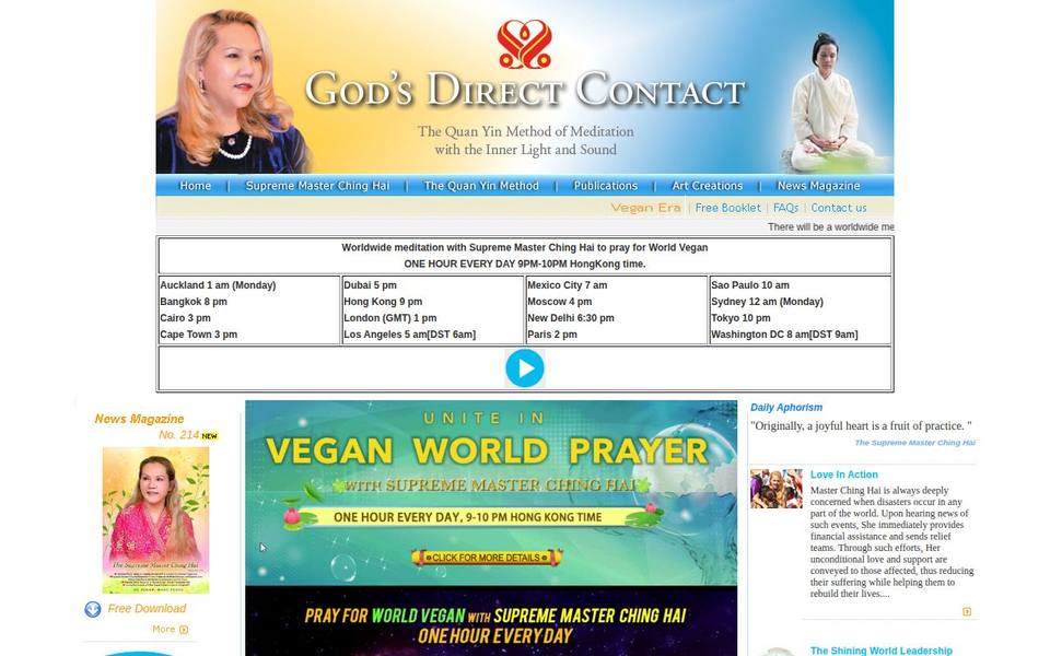 Suma Ching Hai International Association website