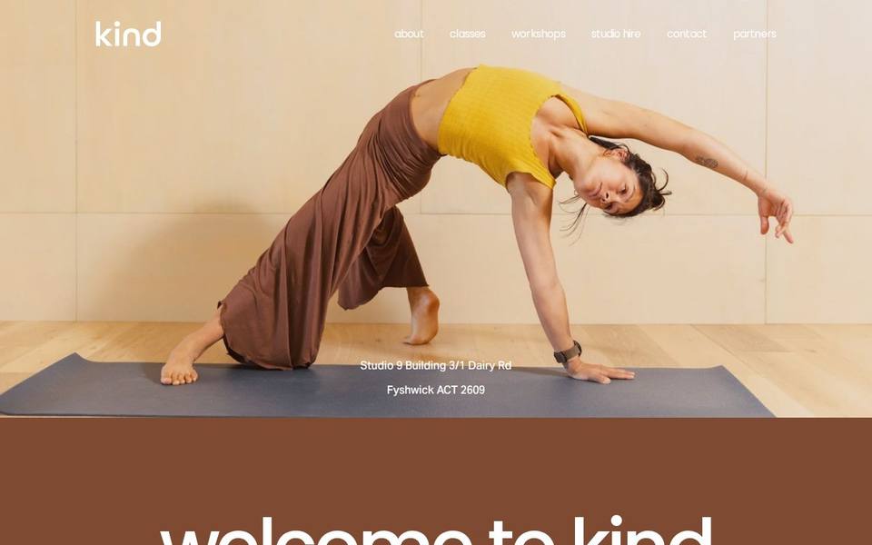 Kind Canberra website