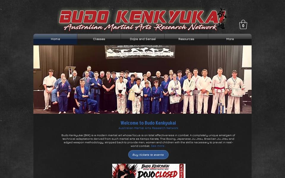 Budo Kenkyukai website