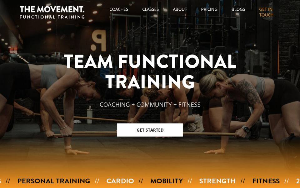 The Movement Functional Training website