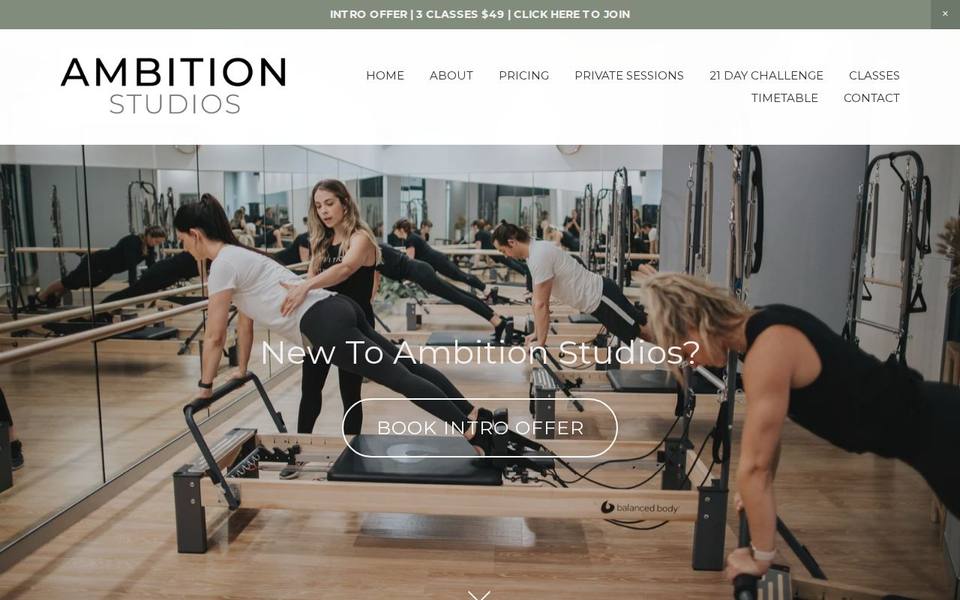 Ambition Studios website