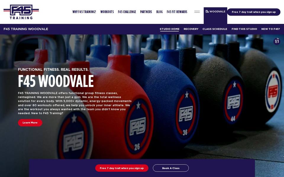 F45 Woodvale website