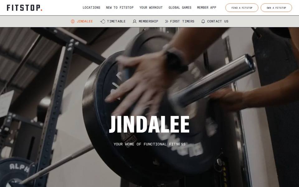 Fitstop Jindalee website