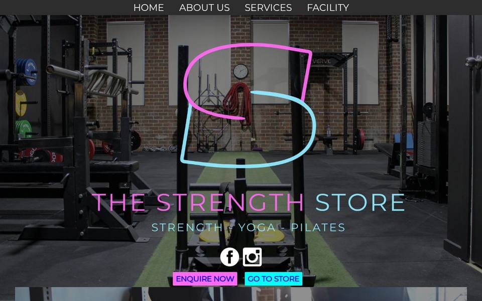 The Strength Store website