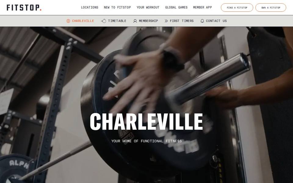 Fitstop Charleville website
