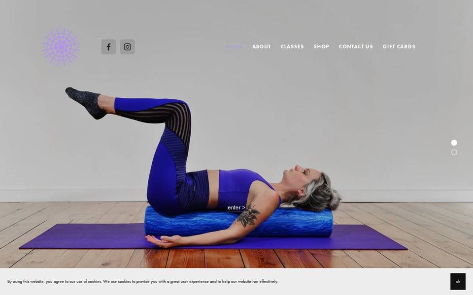 Queen St Pilates Studio website