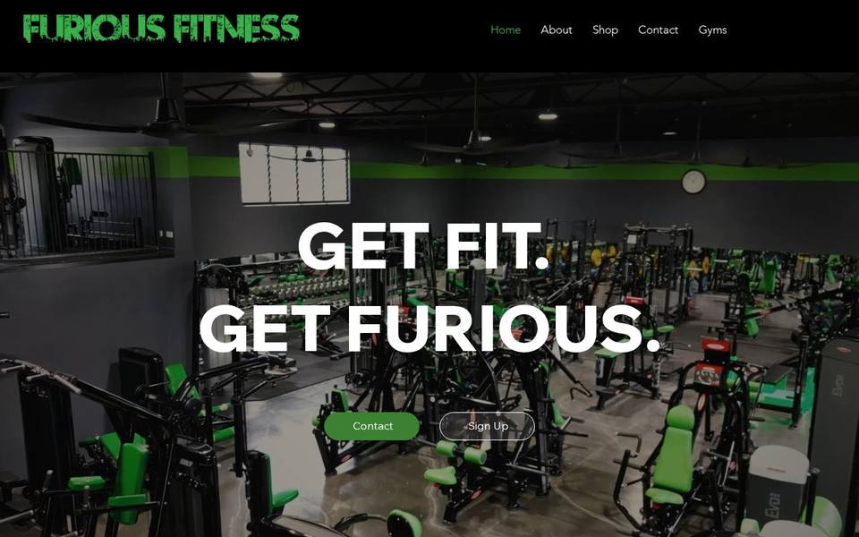 Furious Fitness Atherton website