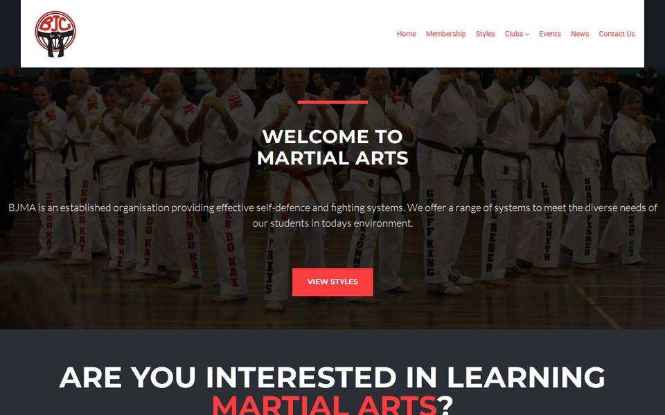 Withcott Martial Arts Inc. website