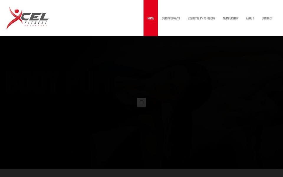 Xcel Fitness Devonport website