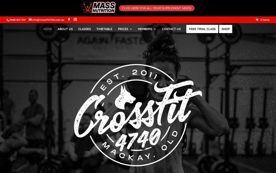 CrossFit 4740 website