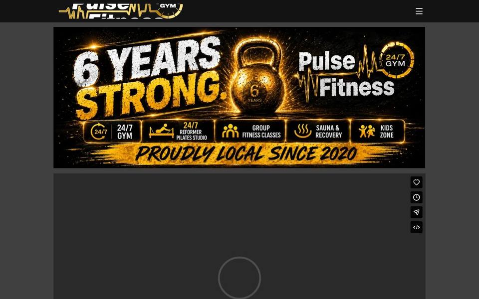 Pulse Fitness 247 website