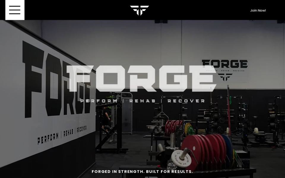 Lift3 Gym website