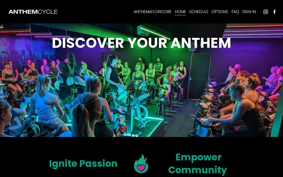 Anthem Cycle website