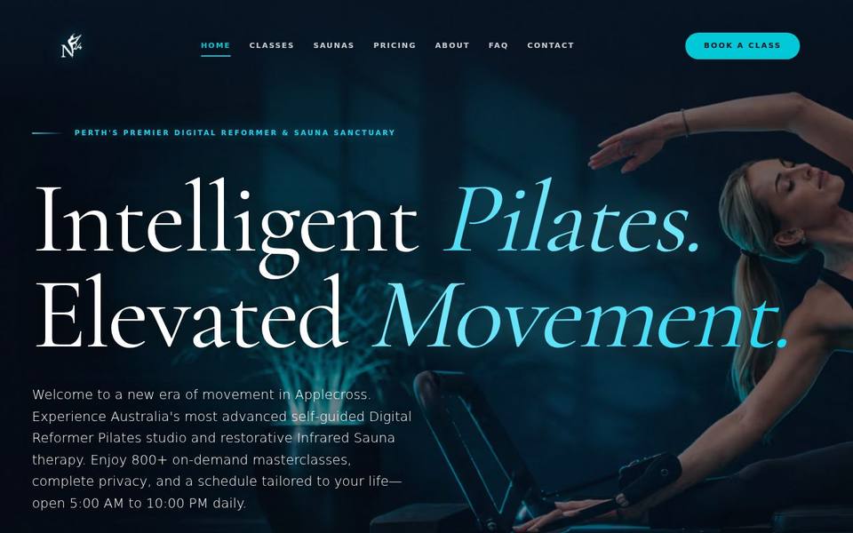 N24 Pilates & Wellness Studio website