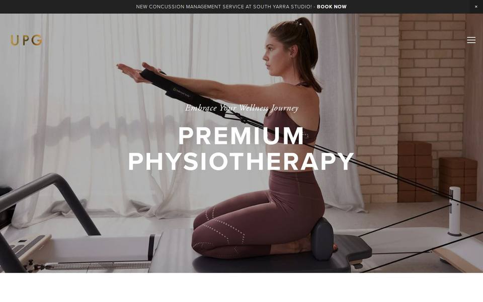 UPG Studio website