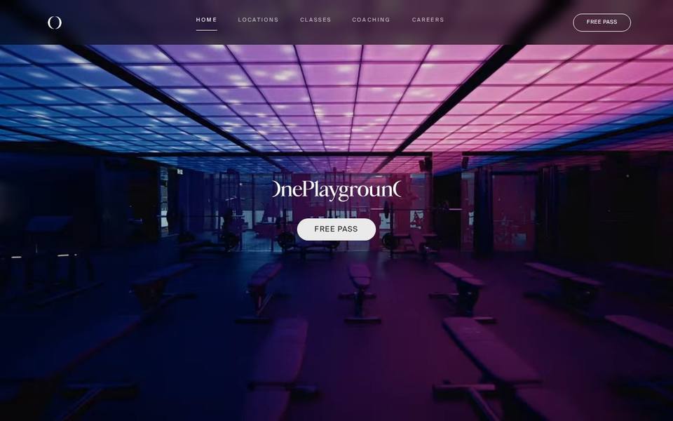 One Playground website