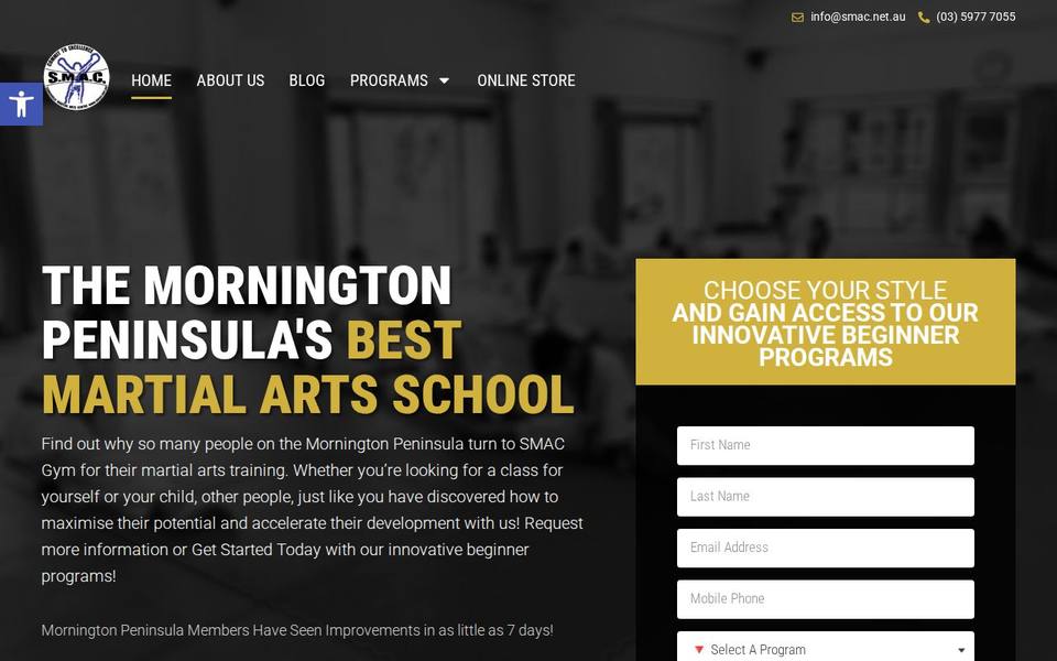 Kidz Karate Somerville website