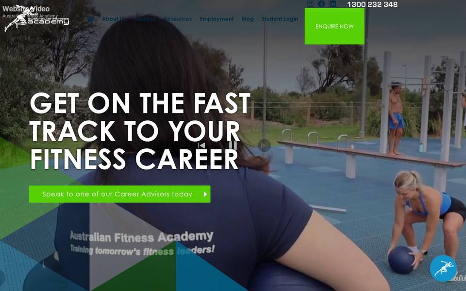 Australian Fitness Academy website