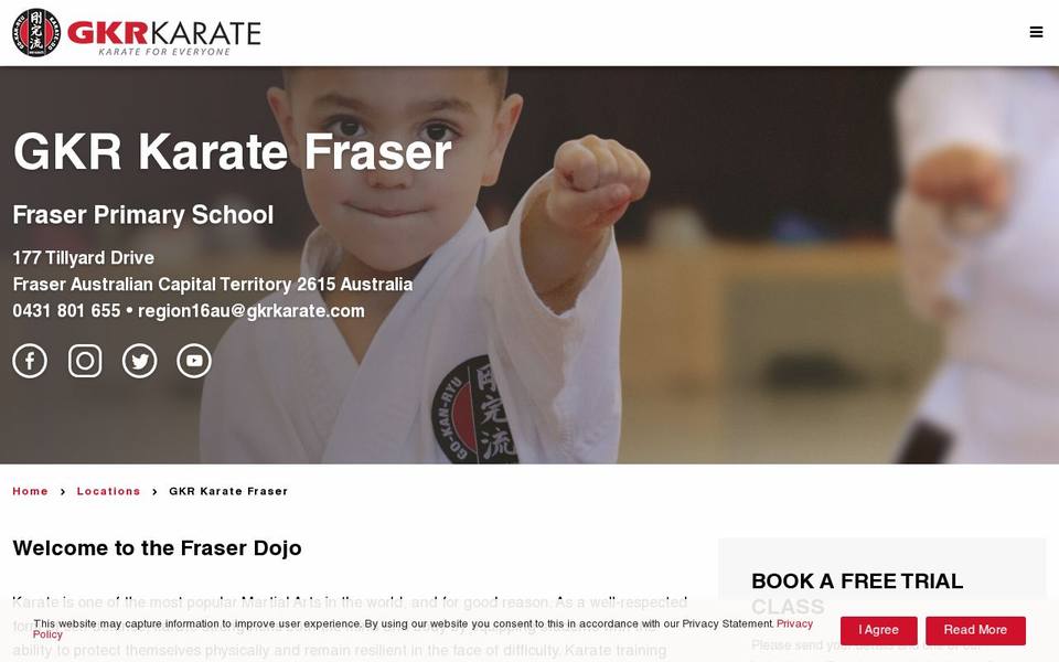 GKR Karate website