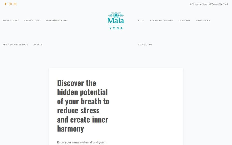 Mala Yoga website