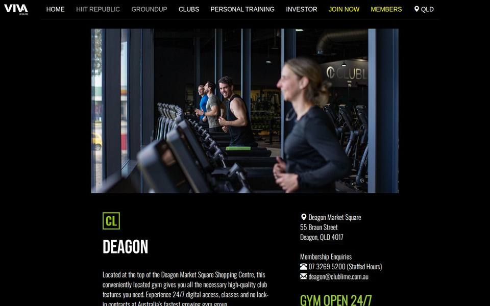Club Lime Deagon website