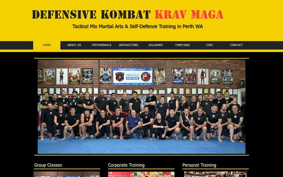 Defensive Kombat / Krav Maga - Tactical Mix Martial Arts website
