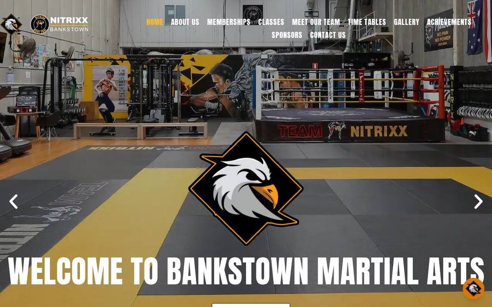 Bankstown Martial Arts website