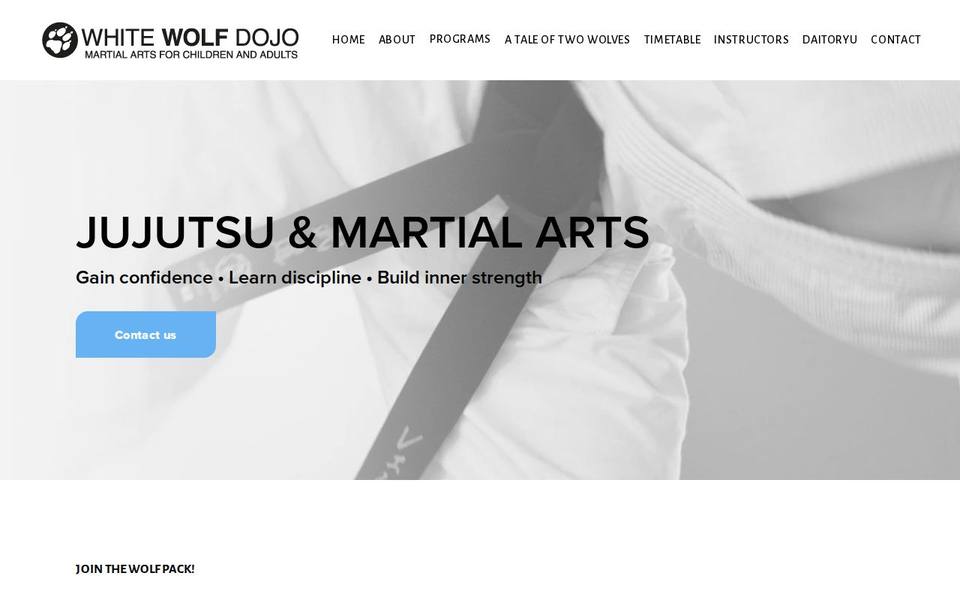 White Wolf Dojo website