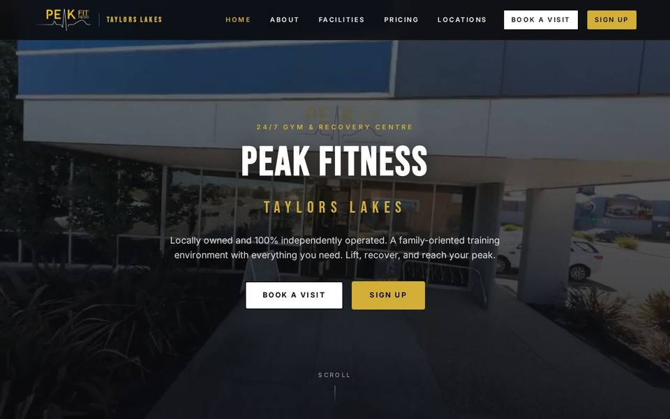 Peak Fitness 247 Gym and Recovery Centre Pakenham Taylors Lakes website