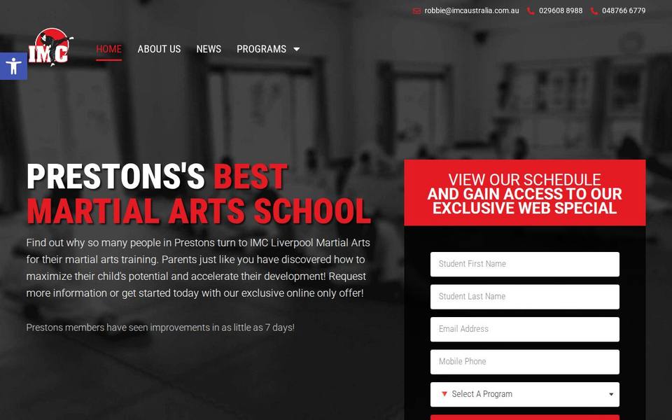 IMC Liverpool Martial Arts website