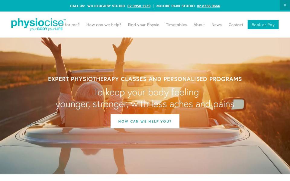 Physiocise website