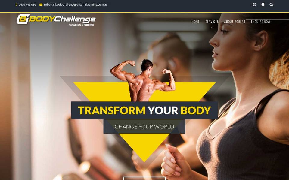 melbourne personal trainers at Body Challenge Personal Training website