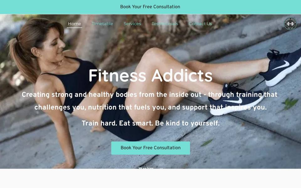 Fitness Addicts website