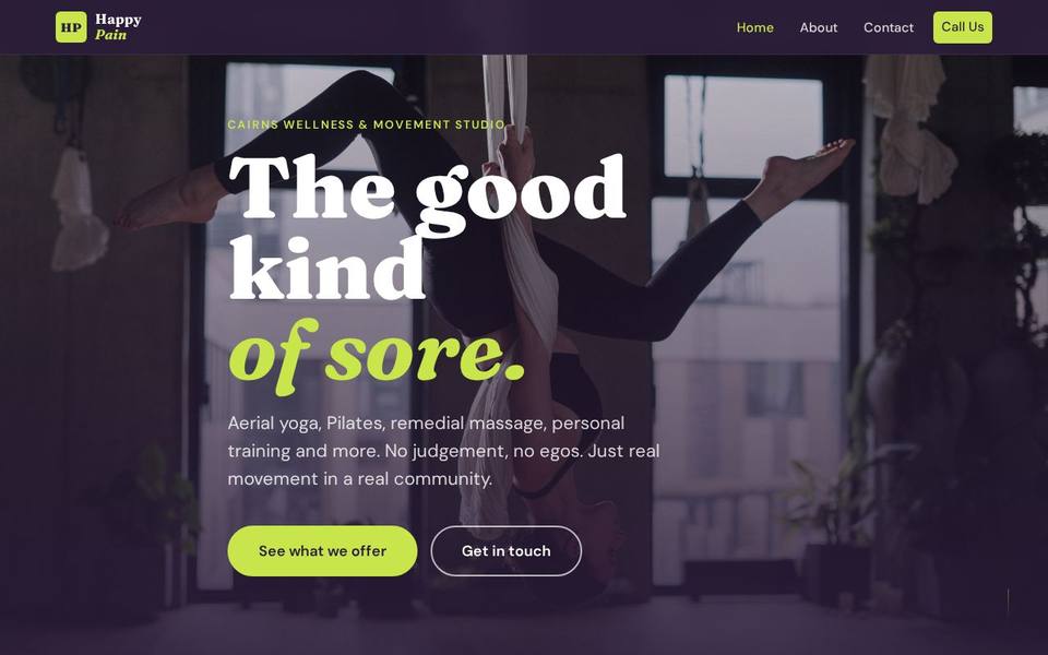 Happy Pain website