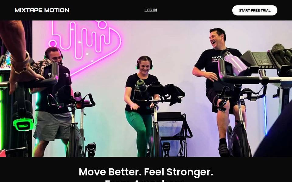 Mixtape Motion website