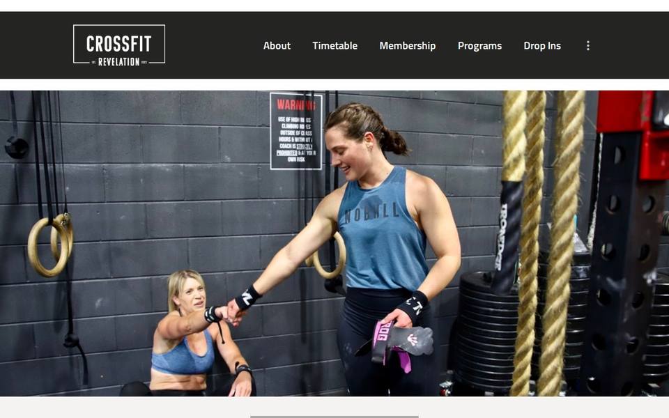 CrossFit Revelation website
