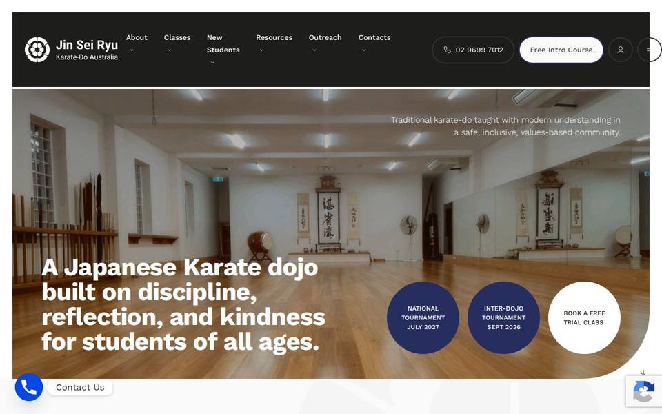 Jin Sei Ryu Karate-Do website