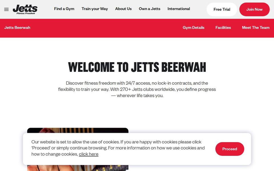 Jetts Beerwah website
