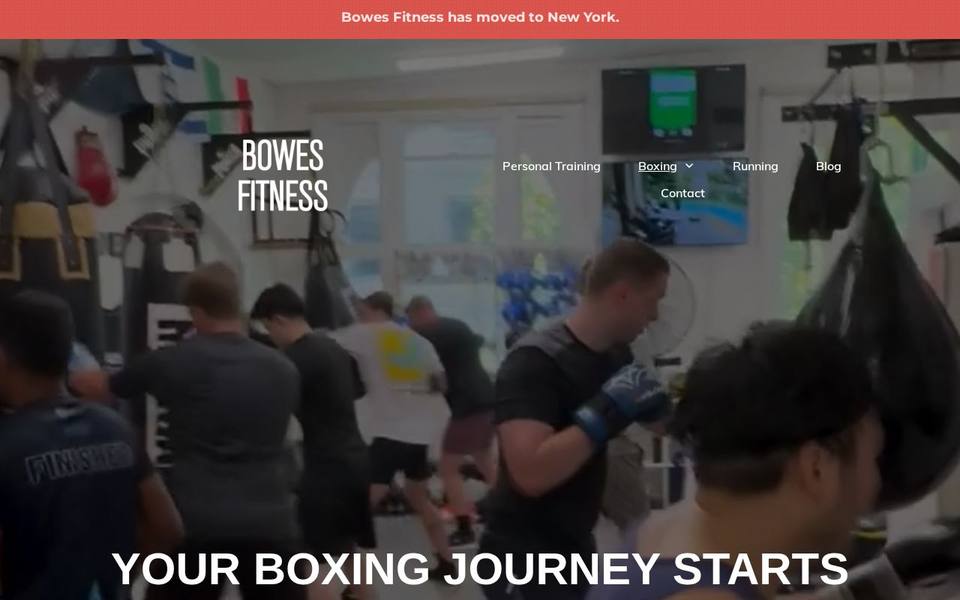Bowes Boxing website