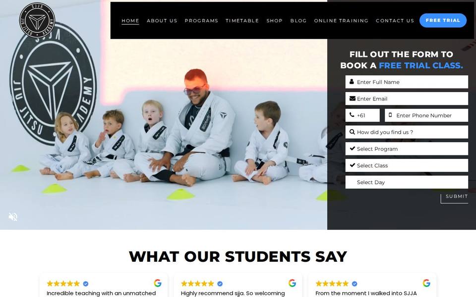 SJJA Caloundra website