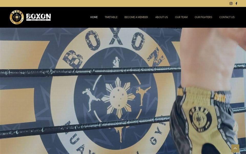 Muscle Muay Thai website